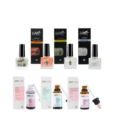 Kalyon Nail Strengthener Care Oil Meat Cleaner Mattifier + Joy Line 3 Serum