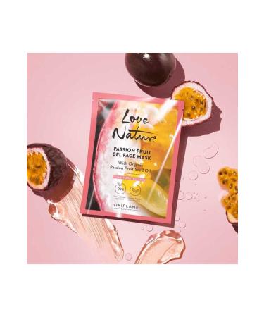 Oriflame Love Nature Gel Face Mask with Organic Passion Fruit Seed Oil