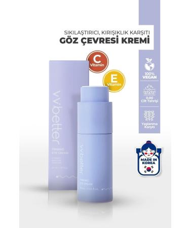 VVBETTER Under Eye Dark Circles and Anti-Wrinkle Moisturizing and Firming Korean Eye Cream 30 ml