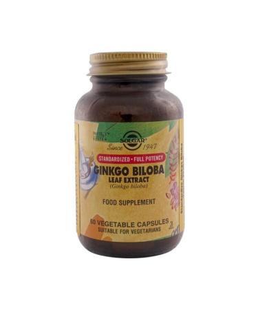 Solgar Ginkgo Biloba Leaf Extract 60 Capsules