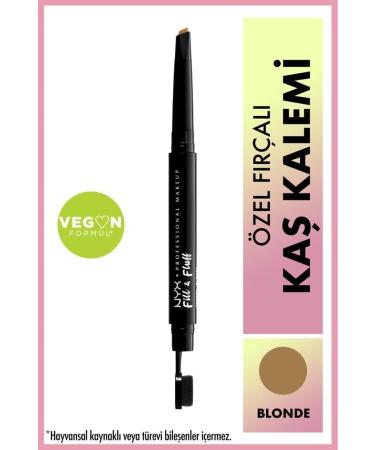 NYX Professional Makeup Fill & Fluff Eyebrow Pomade Pencil - Blonde