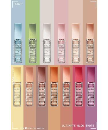 NYX Professional Makeup Ultimate Glow Shots Shimmering Liquid Eyeshadow - 08 Twisted Tangerine - Buy Online on GoSupps.com