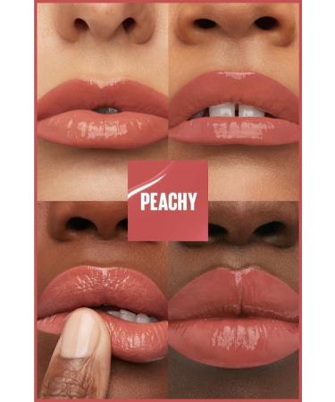 Maybelline New York Super Stay Vinyl Ink Long-Lasting Liquid Glossy Lipstick 15 Peachy & Mini Sky High Cosmic Black Mascara - Buy Online on GoSupps.com