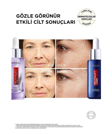 L'Oreal Paris Revitalift Filler 1.5% Pure Hyaluronic Acid Anti-Wrinkle Serum + Pure Retinol Night Serum - Buy Online on GoSupps.com