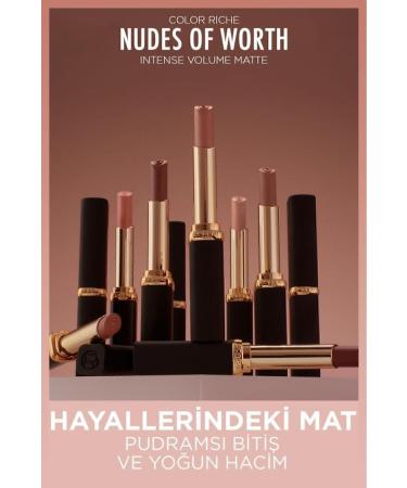 L'Oreal Paris Color Riche Intense Volume Matte Lipstick - 570 Worth It (Intense) - Buy Online on GoSupps.com