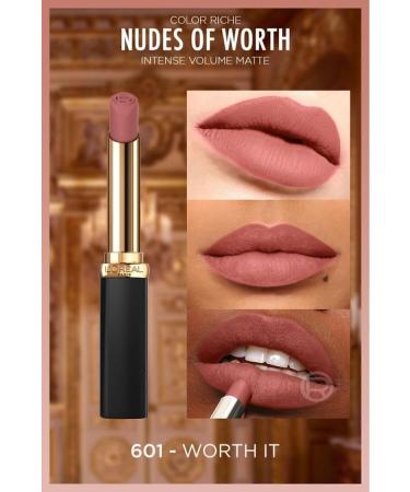 L'Oreal Paris Loreal Paris Color Riche Intense Volume Matte Lipstick - 601 Nude - Buy Online on GoSupps.com