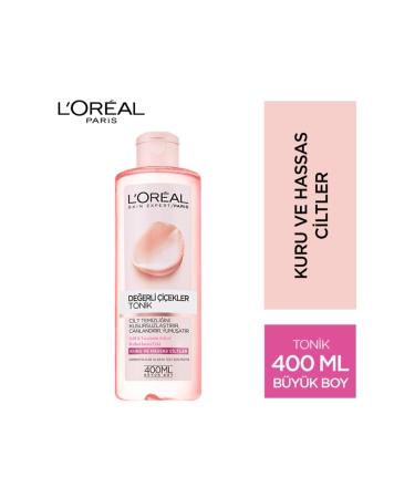 L'Oreal Paris STD Precious Flowers Dry and Sensitive Skin Tonic 400 Ml 3600523440139 Classic
