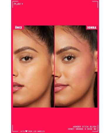 NYX Professional Makeup Wonder Stick Double-Ended Cream Blush Stick - Honey Orange And Rose - Buy Online on GoSupps.com