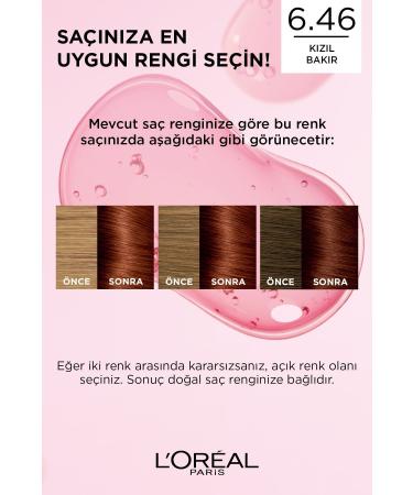 L'Oreal Paris Excellence Creme Hair Dye 6.46 Red Copper - Buy Online on GoSupps.com