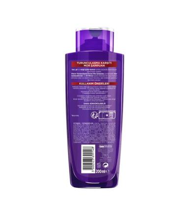 Elseve Anti-Orange Purple Shampoo 200 ml Miraculous Revitalizing Care Oil 100 ml - Buy Online on GoSupps.com