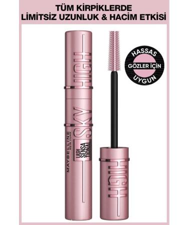 Maybelline New York Lash Sensational Sky High Mascara & Lifter Gloss Moisturizing Lip Gloss- 009 Topaz - Buy Online on GoSupps.com