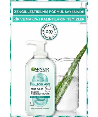 Garnier STD Hyaluronic Aloe Cleansing Gel 200ml Classic - Buy Online on GoSupps.com