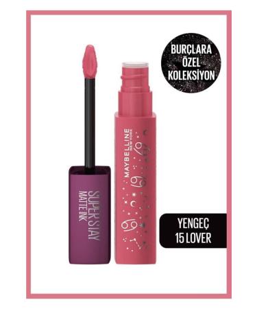 Maybelline New York Super Stay Matte Ink Zodiac Liquid Matte Lipstick- 15 Lover (Cancer) - Buy Online on GoSupps.com