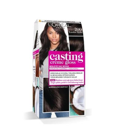 L'Oreal Paris Mulberry Black Hair Dye - Casting Creme Gloss 200 3600523302895 - Buy Online on GoSupps.com