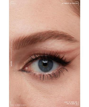 NYX Professional Makeup Zero to Brow Long-Lasting Eyebrow Gel - Ash Blonde - Buy Online on GoSupps.com