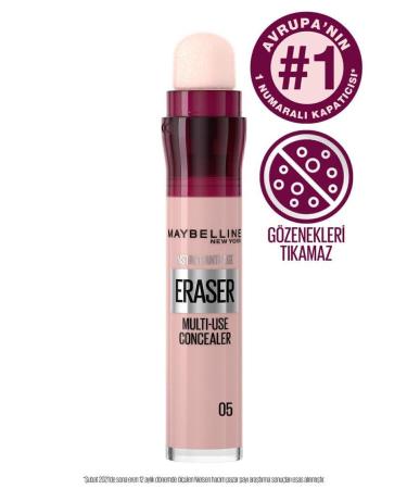 Maybelline New York Instant Anti Age Eraser Concealer- 05 Brighten Concealer - Buy Online on GoSupps.com