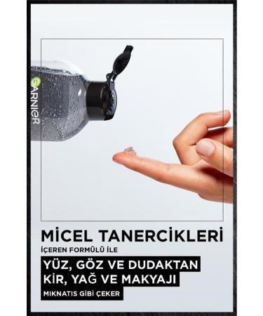 Garnier Micellar Charcoal Flawless Make-Up Remover Gel 400 ml - Buy Online on GoSupps.com