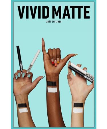 NYX Professional Makeup Vivid Matte Liquid Eyeliner - Black - Buy Online on GoSupps.com