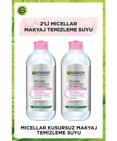 Garnier 2-Piece Micellar Flawless Make-Up Remover Water 400 Ml