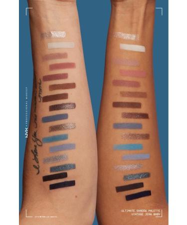 NYX Professional Makeup Ultimate Shadow Palette - Vintage Jean Baby Eyeshadow Palette - Buy Online on GoSupps.com
