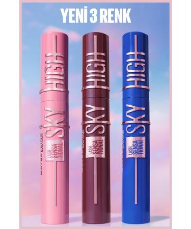 Maybelline New York Lash Sensational Sky High Burgundy Haze Mascara - Plum - Buy Online on GoSupps.com