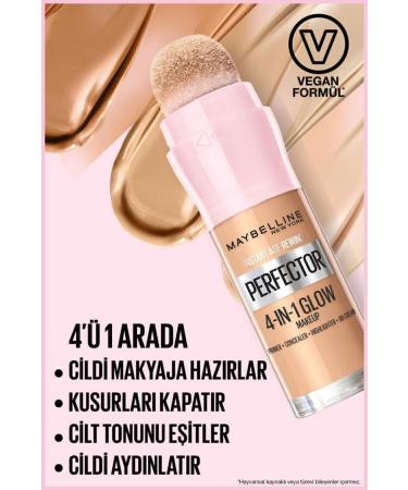 Maybelline New York Instant Perfector Glow 4 Effects in 1 Foundation / BB & CC Cream - 01 Light & Mini Surreal Mascara - Buy Online on GoSupps.com