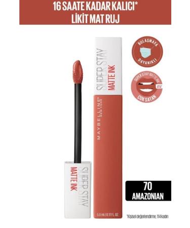 Maybelline New York Super Stay Matte Ink Liquid Matte Lipstick - 65 Seductress - Nude + 70 Amazonian - Brown Duo Set - Buy Online on GoSupps.com
