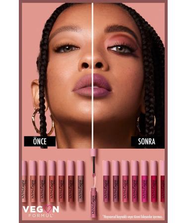 NYX Professional Makeup Likit Mat Ruj - Lip Lingerie Xxl Matte Liquid Lipstick Undressed - Buy Online on GoSupps.com