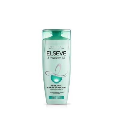 Elseve L'or al Paris 3 Miracle Clay Weightless Care Shampoo 450 ml - Buy Online on GoSupps.com