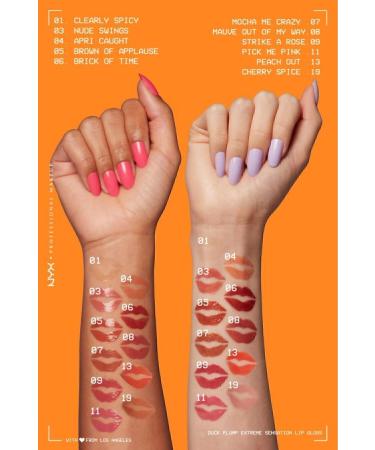 NYX Professional Makeup Duck Plump Lip Gloss - 07 Mocha Me Crazy - Buy Online on GoSupps.com