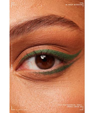 NYX Professional Makeup Vivid Rich Lift Eye Pencil - 08 Emerald Empire - Buy Online on GoSupps.com