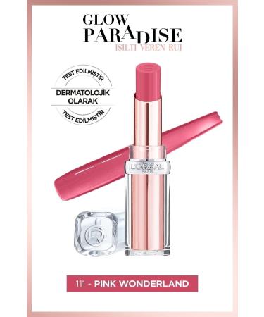 L'Oreal Paris L'or al Paris Glow Paradise Balm-in-lipstick - Shimmering Lipstick 111 Pink Wonderland