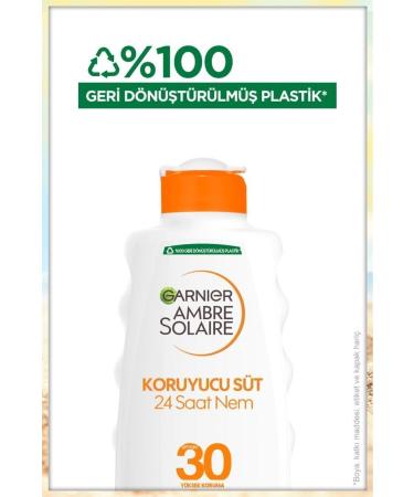 Garnier Ambre Solaire Sun Protection Milk Spf30 200ml - Buy Online on GoSupps.com