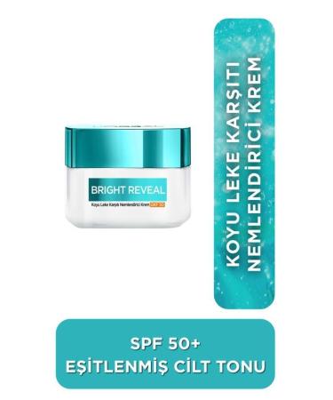 L'Oreal Paris Bright Reveal Anti-Dark Spot Skin Tone Equalizer Spf50 Moisturizing Cream Niacinamide 50ml