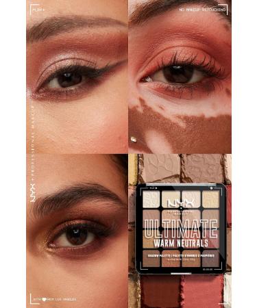 NYX Professional Makeup Eyeshadow Palette - Ultimate Shadow Pallette Warm Neutrals 800897017644 - Buy Online on GoSupps.com