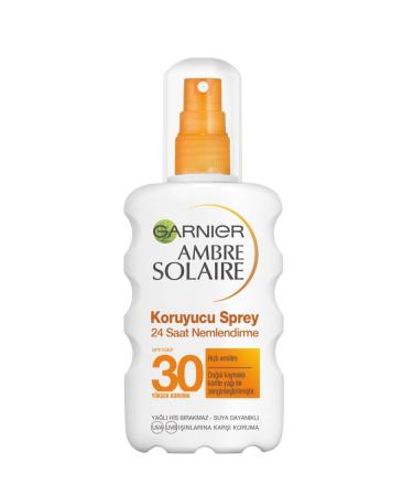 Garnier Ambre Solaire Sunscreen Spray Gkf30 200ml - Buy Online on GoSupps.com