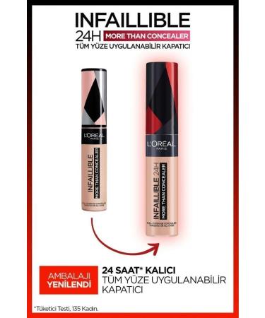 L'Oreal Paris All-Face Concealer - Infaillible More Than Concealer 323 Fawn - Buy Online on GoSupps.com