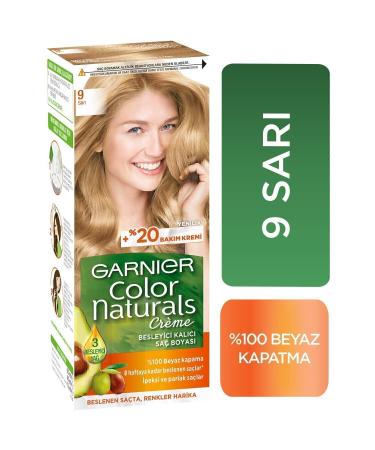 Garnier Color Naturals Hair Dye No: 9 Yellow