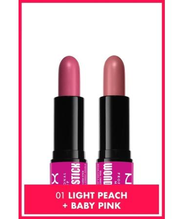 NYX Professional Makeup Wonder Stick Double-Ended Cream Blush Stick - Light Peach And Baby Pink - Buy Online on GoSupps.com