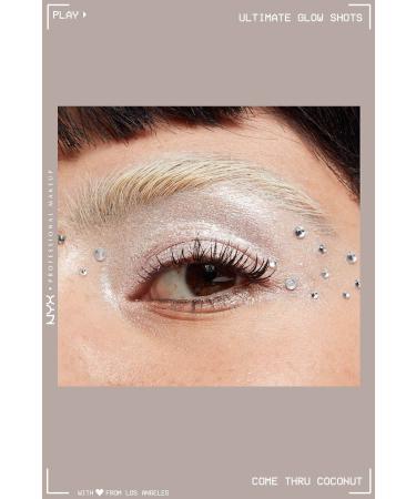 NYX Professional Makeup Ultimate Glow Shots Shimmering Liquid Eyeshadow - 03 Come Thru Coconut - Buy Online on GoSupps.com