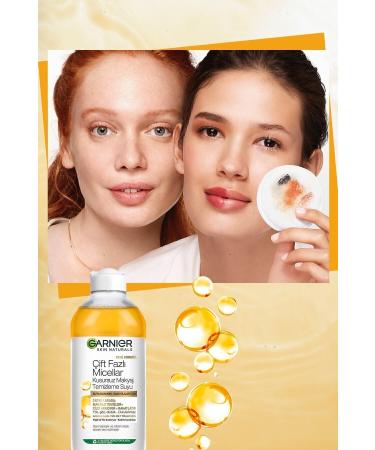Garnier Dual Phase Micellar Flawless Make-Up Remover Water 400 ml - Buy Online on GoSupps.com