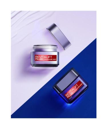 L'Oreal Paris Revitalift Filler Intensive Plumping Anti-Aging Night Cream 50ml + Day Cream 50ml - Buy Online on GoSupps.com