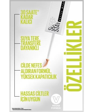 Maybelline New York Super Stay 30h Concealer - 10 Fair - Buy Online on GoSupps.com