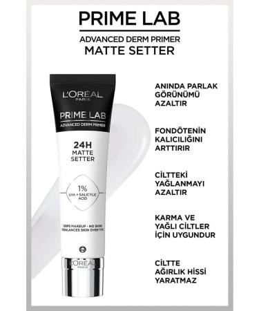 L'Oreal Paris L'or al Paris Prime Lab Matte Setter Mattifying Makeup Base - Buy Online on GoSupps.com