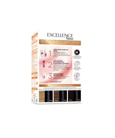 L'Oreal Paris L'or al Paris Excellence Intense Hair Dye - 1.1 Midnight Blue - Buy Online on GoSupps.com