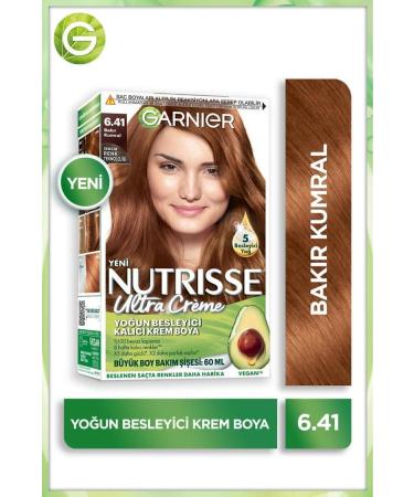 Garnier Nutrisse Intense Nourishing Permanent Cream Hair Dye 6.41 Copper Blonde