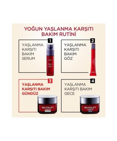 L'Oreal Paris L'or al Paris Revitalift Laser X3 Intensive Anti-Aging Day Cream - Meet Size 15ml - Buy Online on GoSupps.com