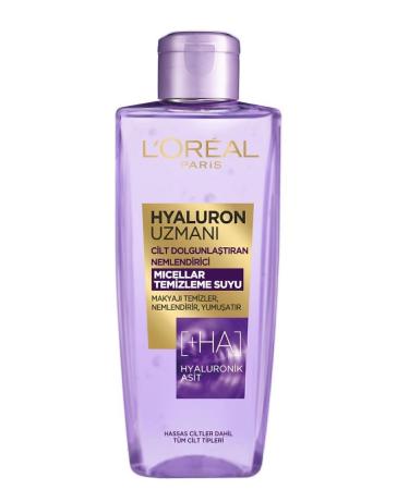 L'Oreal Paris Hyaluron Expert Skin Plumping Micellar Cleansing Water 200 Ml - Hyaluronic Acid - Buy Online on GoSupps.com