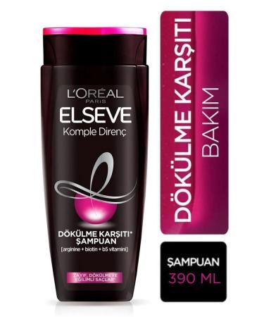 Elseve Complete Resistance Anti-Hair Loss Shampoo 390 ml Set of 2 - Buy Online on GoSupps.com