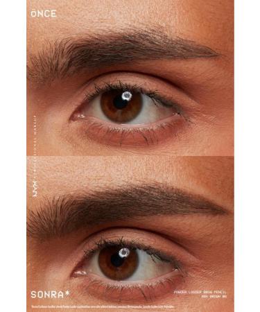 NYX Professional Makeup Powder Louder Powder Brow Pencil - 06 Ash Brown - Buy Online on GoSupps.com